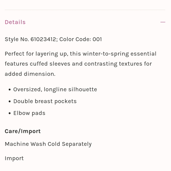 Free People Ruby shacket long XS - Picture 6 of 7